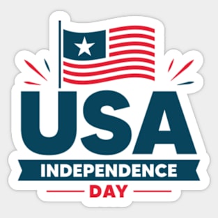 4th of July Independence Day Sticker